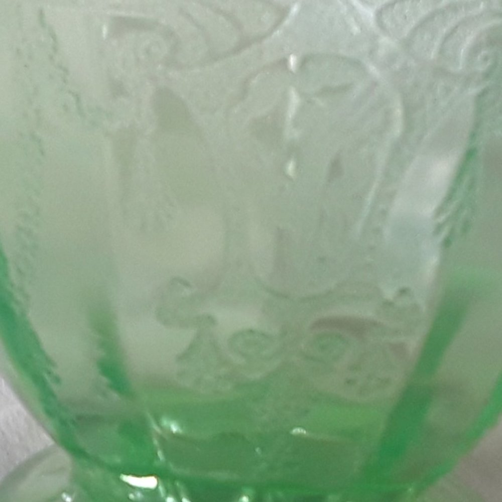 REDUCED FIRM Ballarina Depression Glass Spooner or Shrimp - Picture 2 of 2